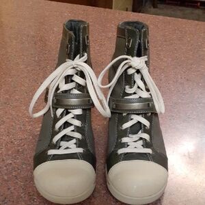 lei high heel sneakers